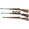 Image 2 : Three European Bolt Action Rifles -A) CZ Brno Model 21H Rifle with Sling