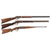Image 1 : Three Lever Action Rifles -A) Marlin Model 1893 Rifle