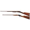 Image 2 : Two Sporting Rifles -A) Early Colt Lightning Small Frame Slide Action Rifle