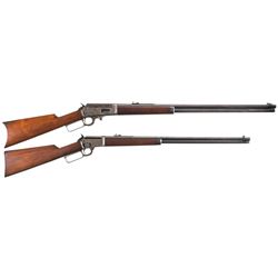 Two Marlin Lever Action Rifles -A) Marlin Model 1893 Rifle
