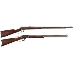 Two Marlin Sporting Lever Action Rifles -A) Marlin Model 97 Rifle