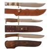 Image 1 : Three American Bowie Knives with Sheaths