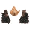 Image 2 : Buffalo Skin Coat with Bear Skin Gloves and Muskrat Hat