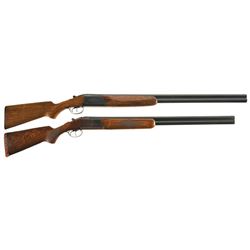 Two Savage Over/Under Shotguns -A) Savage Arms Model 420 Shotgun