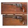 Image 1 : Two Antique Colt Revolvers with Cases and Accessories -A) Colt Model 1860 Army Richards-Mason Conver