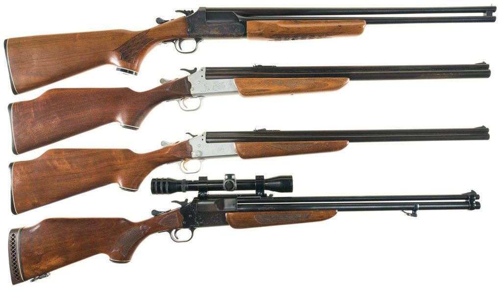 Four Savage Over/Under Longarms -A) Savage Model 242 Series C Shotgun