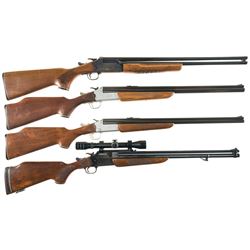 Four Savage Over/Under Longarms -A) Savage Model 242 Series C Shotgun