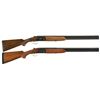 Image 1 : Two Savage Arms Model 440 Over/Under Shotguns -A) Engraved and Gold Inlaid Savage Arms Model 440 Sho