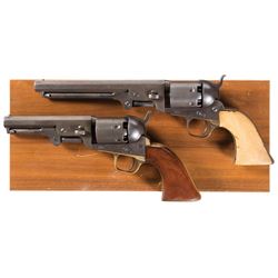 Collector's Lot of Two Colt Percussion Revolvers -A) Colt Model 1851 Navy Revolver with Case and Acc