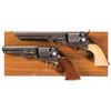 Image 1 : Collector's Lot of Two Colt Percussion Revolvers -A) Colt Model 1851 Navy Revolver with Case and Acc