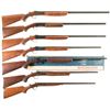 Image 1 : Collector's Lot of Seven Winchester Single Shot Break Action Shotguns -A) Winchester Model 37A Shotg