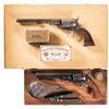 Image 1 : Two Antique Revolvers with Cases and Accessories -A) Colt Model 1851 Navy Conversion Revolver with F