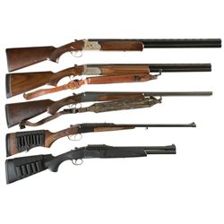 Five Double Barrel Sporting Guns -A) Mossberg Silver Reserve Field Over/Under Shotgun