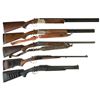 Image 1 : Five Double Barrel Sporting Guns -A) Mossberg Silver Reserve Field Over/Under Shotgun