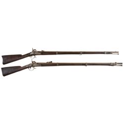 Two U.S. Percussion Rifle-Muskets -A) Bridesburg Contract U.S. Model 1861 Rifle-Musket