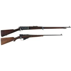 Two Bolt Action Rifles -A) U.S. Springfield Armory Model 1898 Krag Rifle