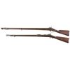 Image 2 : Two Antique Rifles with Bayonets -A) Civil War Era A. Francotte Model 1844/60 "Piedmontese" Rifle-Mu