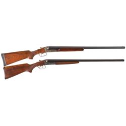Two Stevens Double Barrel Shotguns -A) Stevens Series 5 Shotgun