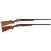 Image 1 : Two Stevens Double Barrel Shotguns -A) Stevens Series 5 Shotgun