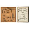 Image 1 : Two Framed Displays Including Confederate Revolver Components