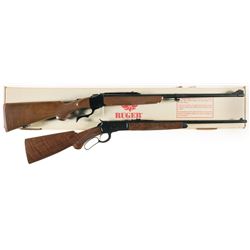 Two Sporting Rifles -A) Ruger No. 1 Medium Sporter Single Shot Falling Block Rifle with Box