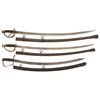 Image 1 : Three U.S. Cavalry Swords with Scabbards, Including a N. Starr Sword