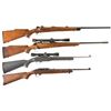 Image 1 : Four Sporting Longarms -A) Fabrique Nationale Mauser Bolt Action Rifle