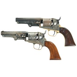 Collector's Lot of Two Colt Pocket Percussion Revolvers with Research -A) Colt Model 1849 Pocket Rev