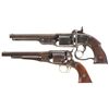 Image 1 : Two Civil War Era Percussion Revolvers -A) Savage Navy Model Revolver