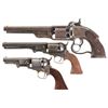Image 1 : Three Civil War Era Percussion Revolvers -A) Savage Navy Model Revolver