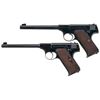 Image 1 : Two Colt Semi-Automatic Sporting Pistols -A) Pre-War Colt Woodsman Target Model Pistol