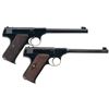 Image 2 : Two Colt Semi-Automatic Sporting Pistols -A) Pre-War Colt Woodsman Target Model Pistol