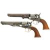 Image 1 : Two Colt Percussion Revolvers -A) Colt Model 1849 Pocket Revolver