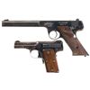 Image 1 : Two Semi-Automatic Pistols -A) High Standard Model E Pistol