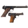 Image 2 : Two Semi-Automatic Pistols -A) High Standard Model E Pistol