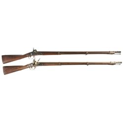 Two U.S. Model 1816 Muskets -A) U.S. Springfield Model 1816 Cone Type Percussion Conversion Musket