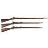 Image 1 : Three U.S. Martial Long Guns -A) Harpers Ferry Model 1816 Cone Type Percussion Conversion Musket