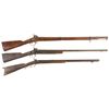 Image 1 : Three Percussion Long Guns -A) U.S. Harpers Ferry Model 1842 Musket