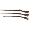 Image 2 : Three Percussion Long Guns -A) U.S. Harpers Ferry Model 1842 Musket