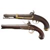 Image 2 : Two Black Powder Pistols -A) I. N. Johnson Model 1842 Percussion Pistol