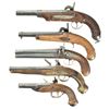 Image 2 : Five Muzzle Loading Pistols -A) Unknown Copy of a European Percussion Pistol