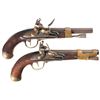 Image 1 : Two French Military Pattern Flintlock Pistols -A) Maubeuge AN XIII Pistol