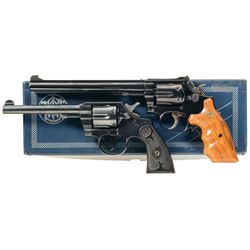 Two Double Action Revolvers -A) Smith & Wesson Model 48-3 Revolver with Holster and Box