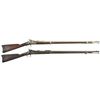 Image 1 : Collector's Lot of Two U.S. Springfield Trapdoor Rifles -A) Springfield Model 1868 Conversion Rifle