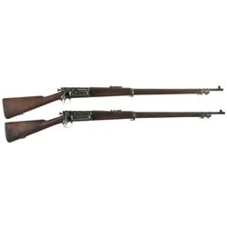 Two U.S. Military Bolt Action Rifles -A) U.S. Springfield Armory Model 1898 Krag Jorgensen Rifle