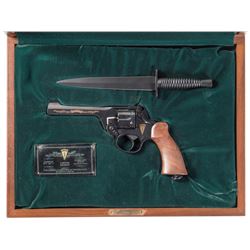 Cased Enfield No. 2 MK I Commando Commemorative Double Action Revolver with Dagger