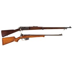 Two Bolt Action Rifles -A) U.S. Springfield Model 1898 Krag Rifle