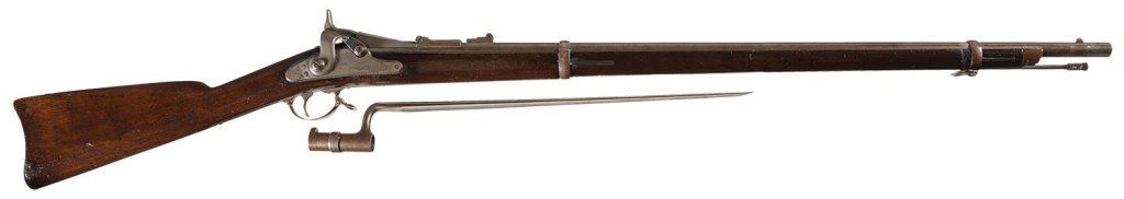 U.S. Springfield Model 1866 Allin Second Conversion Trapdoor Rifle with ...