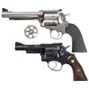 Image 1 : Two Ruger Revolvers -A) Ruger New Model Blackhawk Bisley Single Action Revolver with Second Cylinder