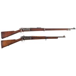 Two U.S. Springfield Model 1898 Krag Bolt Action Rifles -A) U.S. Springfield Model 1898 Krag Rifle